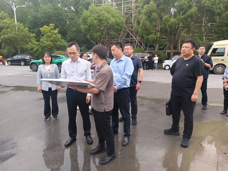 扬州市副市长李林带队调研扬州考古标本库房建设项目